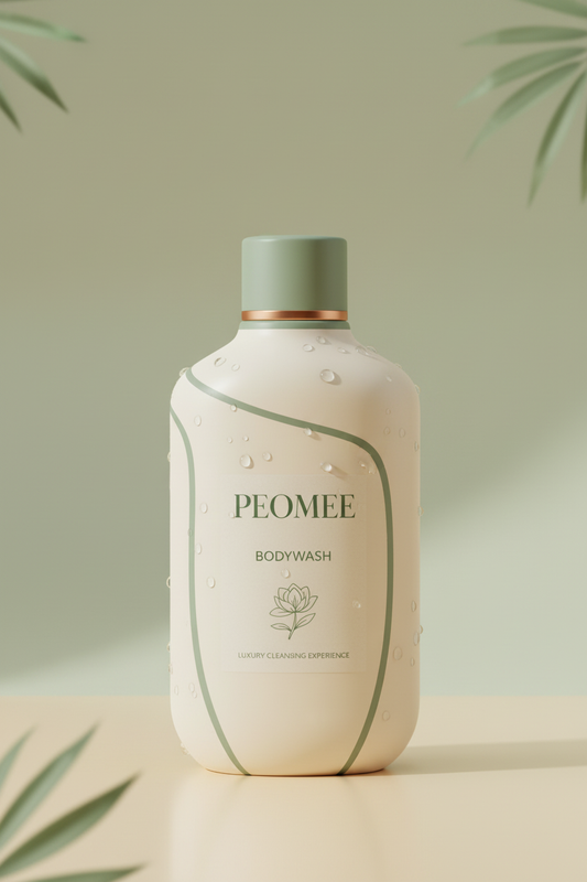 PEOMEE BODYWASH hero ad image
